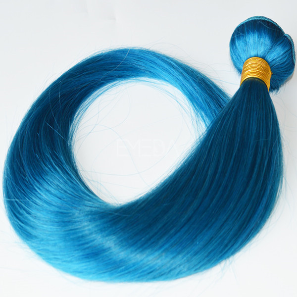 Crazy color double drawn hair wefts in Dubai   zj0034